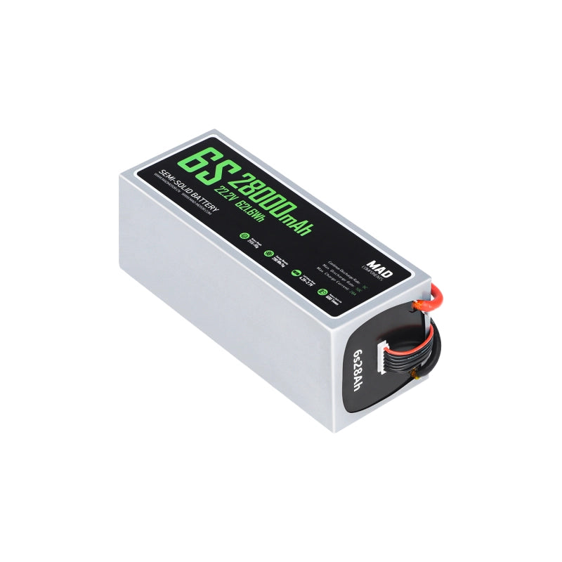 MAD 6S 28Ah Solid State Lithium-ion Battery - Unmanned RC