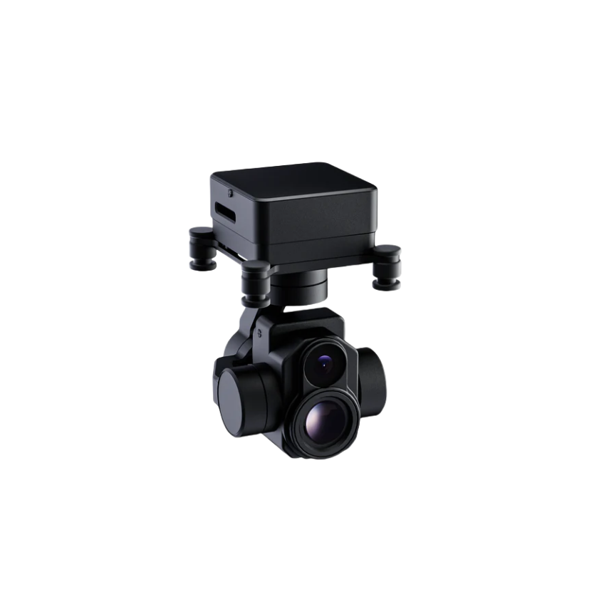 3-Axis PTZ Gimbal Camera- Dual-Sensors Tracking - Unmanned RC