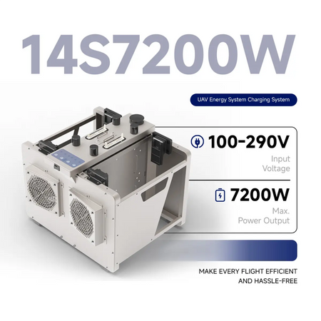 Zhi Ann 14S 7200W Dual channel air-cooled charger for 14S Battery - Unmanned RC