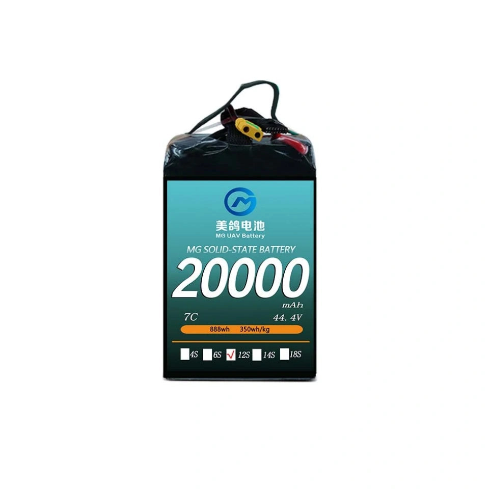MG UAV Solid-State Battery:6S/12S/14S 20000mAh  7C for Heavy-Load & Long-Endurance UAVs - Unmanned RC