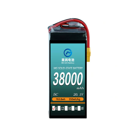 MG UAV Solid-State Battery:6S/12S/14S/18S 38000mAh  5C for Heavy-Load & Long-Endurance UAVs - Unmanned RC
