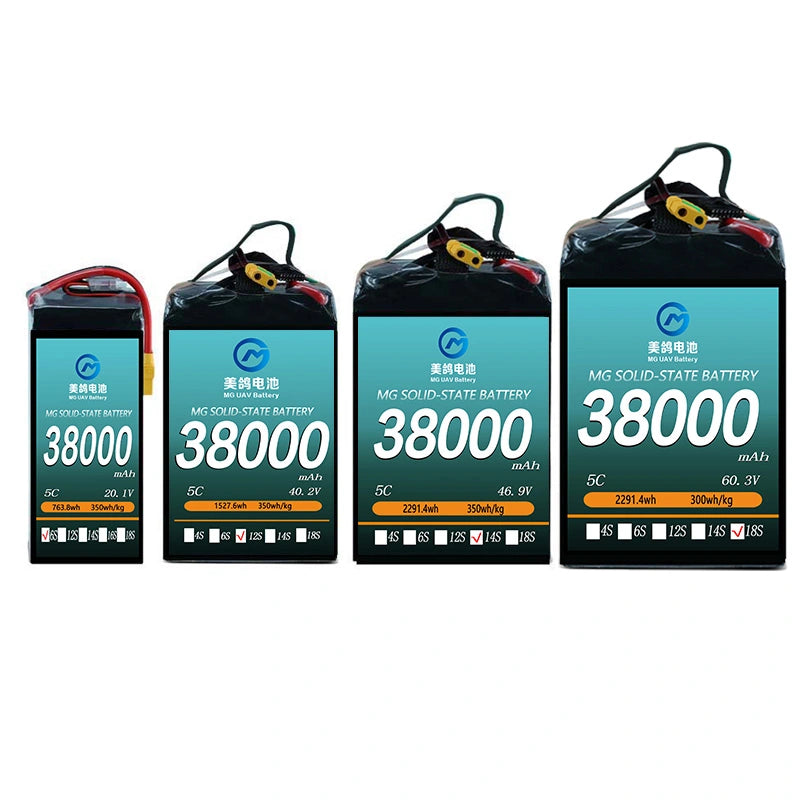 MG UAV Solid-State Battery:6S/12S/14S/18S 38000mAh  5C for Heavy-Load & Long-Endurance UAVs - Unmanned RC