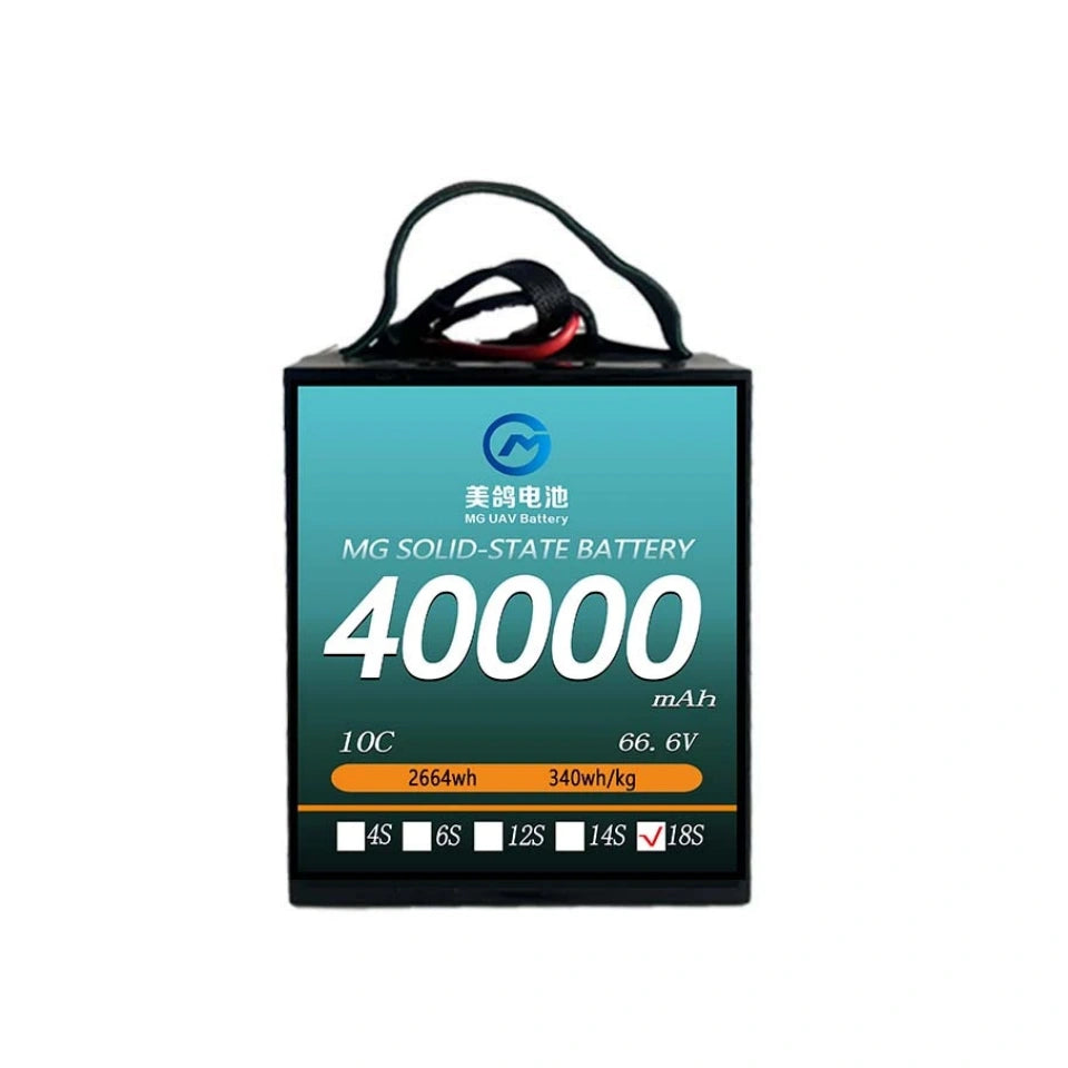 MG UAV Solid-State Battery:6S/12S/14S/18S/24S 40000mAh  10C for Heavy-Load & Long-Endurance UAVs - Unmanned RC