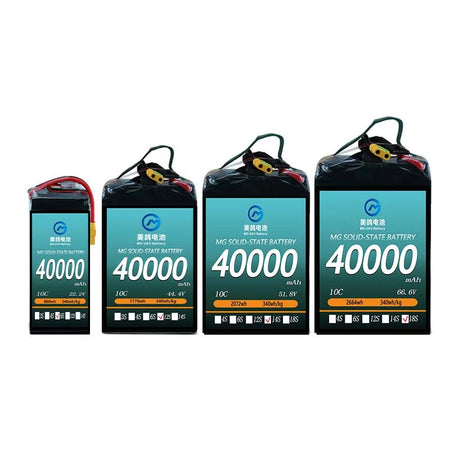 MG UAV Solid-State Battery:6S/12S/14S/18S/24S 40000mAh  10C for Heavy-Load & Long-Endurance UAVs - Unmanned RC