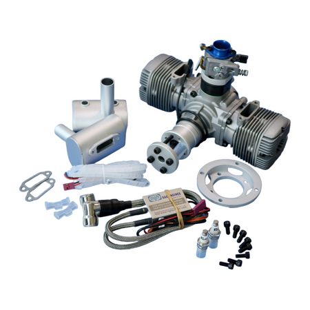 NGH GTT70 Horizontally-opposed twin-Cylinder 2- Stroke RC Gasoline Engine - Unmanned RC