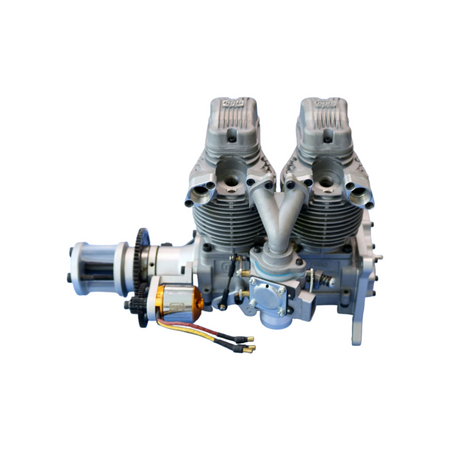 NGH GF60i2-E Linear double cylinder 4-stroke gasoline engine with electric starter - Unmanned RC
