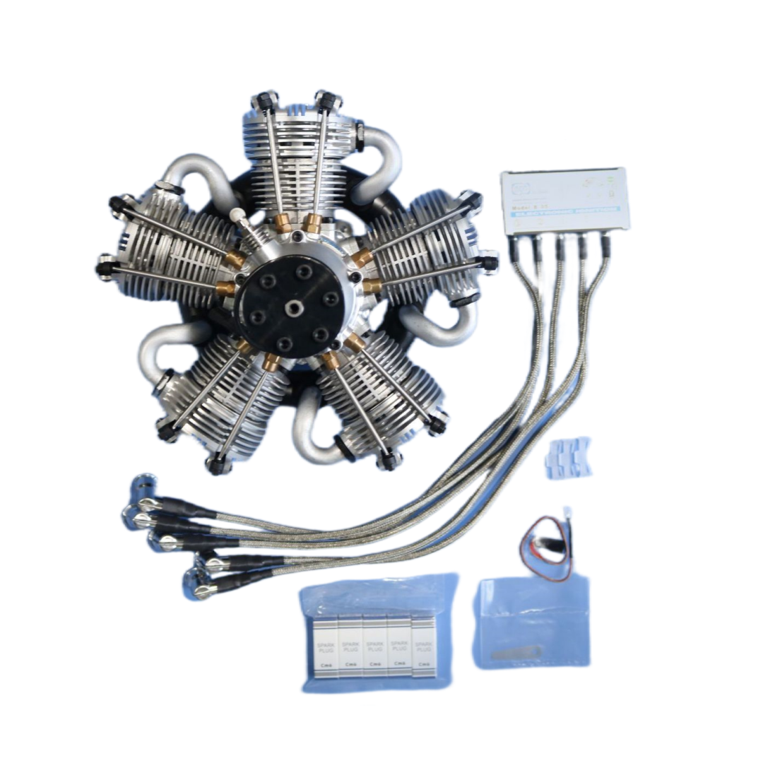 NGH GF150R5 five-cylinder star four-stroke gasoline engine - Unmanned RC