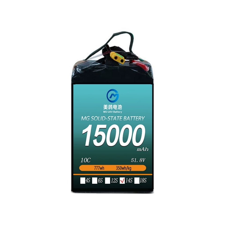 MG UAV Solid-State Battery:6S/12S/14S 15000mAh  10C for Heavy-Load & Long-Endurance UAVs - Unmanned RC