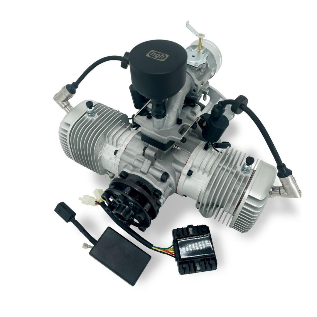 NGH GTT275 Horizontally-opposed twin-Cylinder 2- Stroke RC Gasoline En NGH GTT275 Horizontally-opposed twin-Cylinder 2- Stroke RC Gasoline En