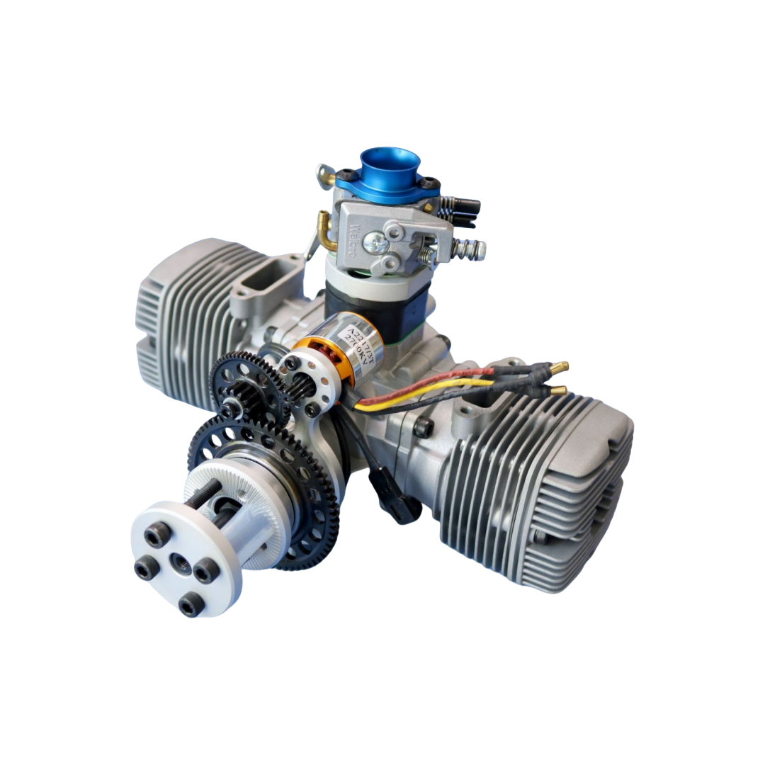 NGH GTT70-E Horizontally-opposed twin-cylinder 2-strokr gasoline engine - Unmanned RC