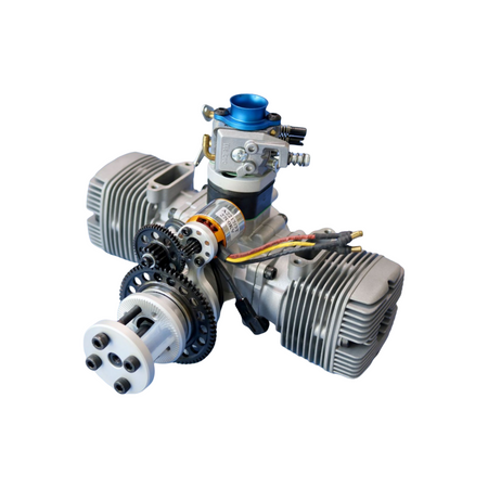 NGH GTT70-E Horizontally-opposed twin-cylinder 2-strokr gasoline engine - Unmanned RC