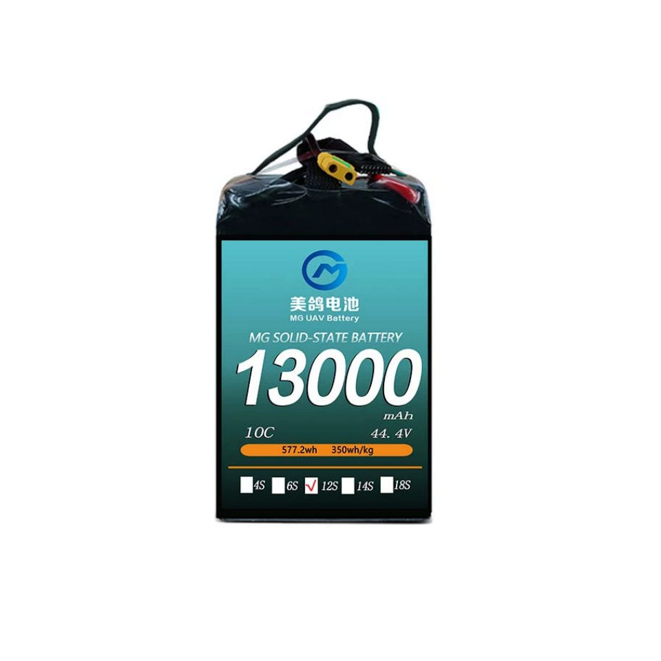 MG UAV Solid-State Battery:6S/12S/14S 13000mAh  10C for Heavy-Load & Long-Endurance UAVs - Unmanned RC