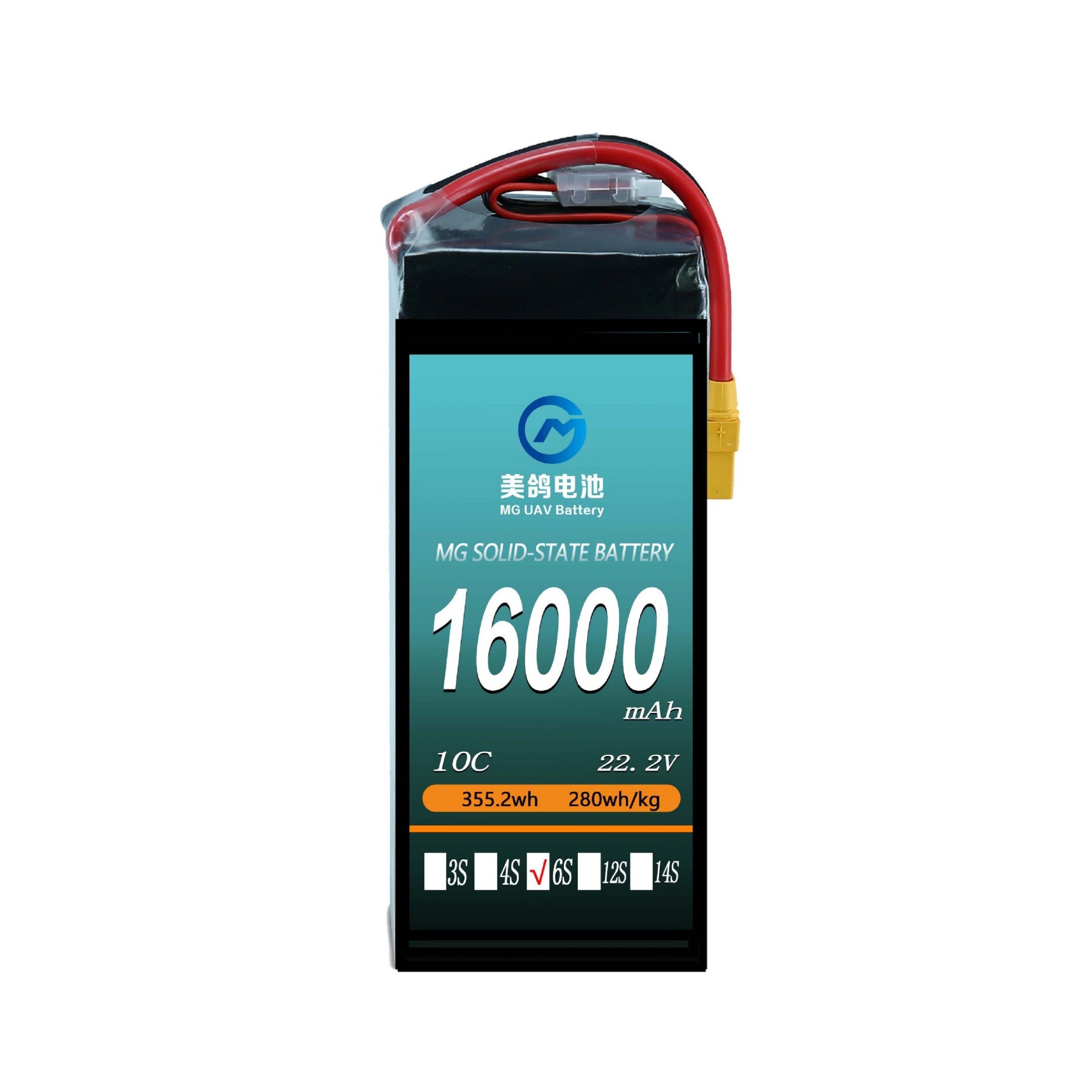 MG UAV Solid-State Battery:6S/12S/14S 16000mAh  10C for  heavy-duty drones uav - Unmanned RC