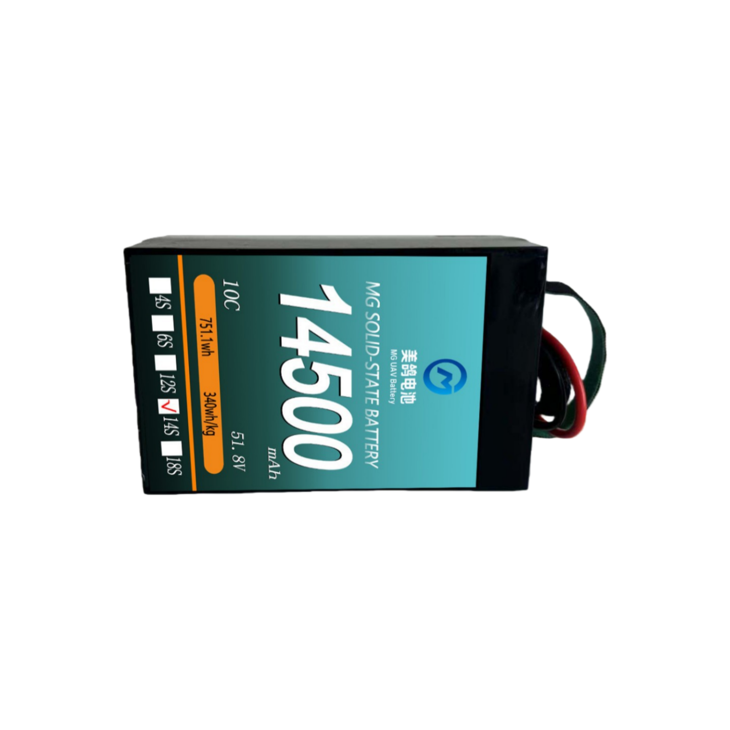 MG UAV Solid-State Battery:6S/12S/14S 14500mAh  10C for Heavy-Load & Long-Endurance UAVs - Unmanned RC