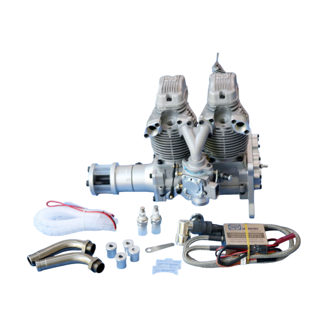 NGH  GF60i2 Linear double cylinder 4-stroke gasoline engine - Unmanned RC