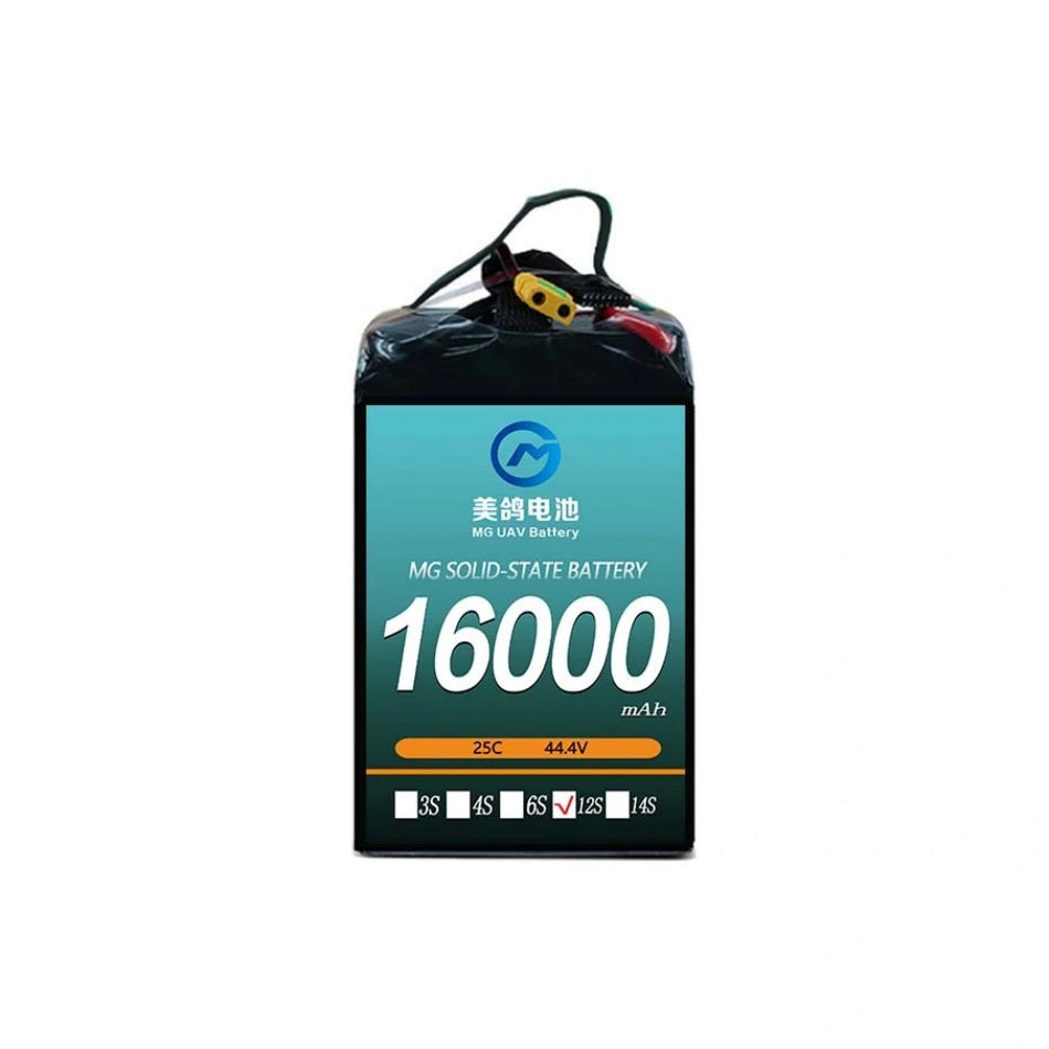 MG UAV Solid-State Battery:6S/12S/14S 16000mAh  25C for Large load-carrying vertical take-off fixed-wing fire-fighting drone - Unmanned RC