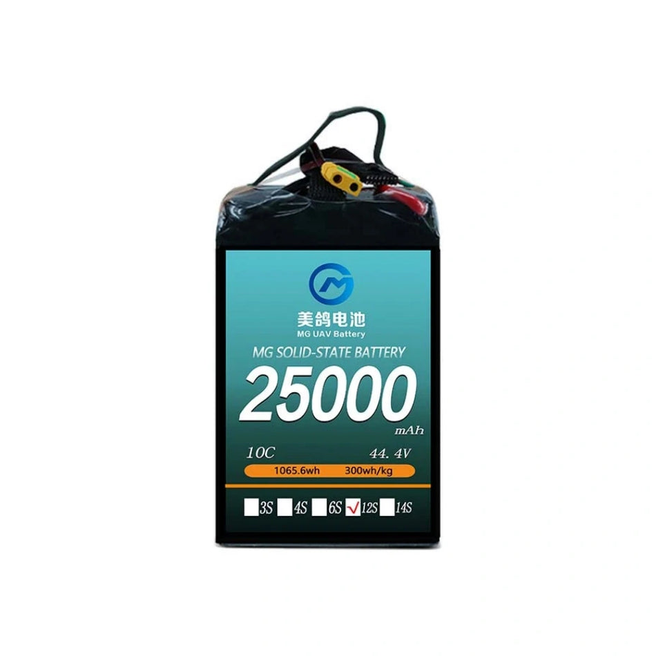 MG UAV Solid-State Battery:6S/12S/14S 25000mAh  10C for  uav drone airplane rc - Unmanned RC