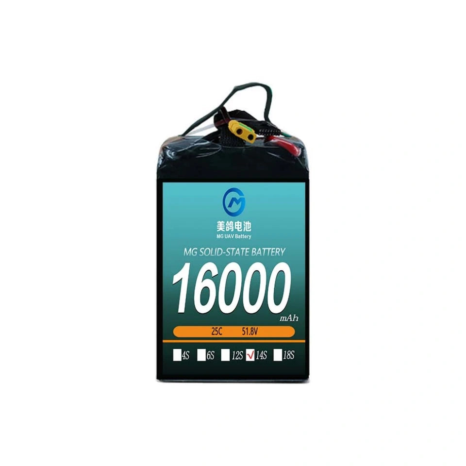 MG UAV Solid-State Battery:6S/12S/14S 16000mAh  25C for Large load-carrying vertical take-off fixed-wing fire-fighting drone - Unmanned RC