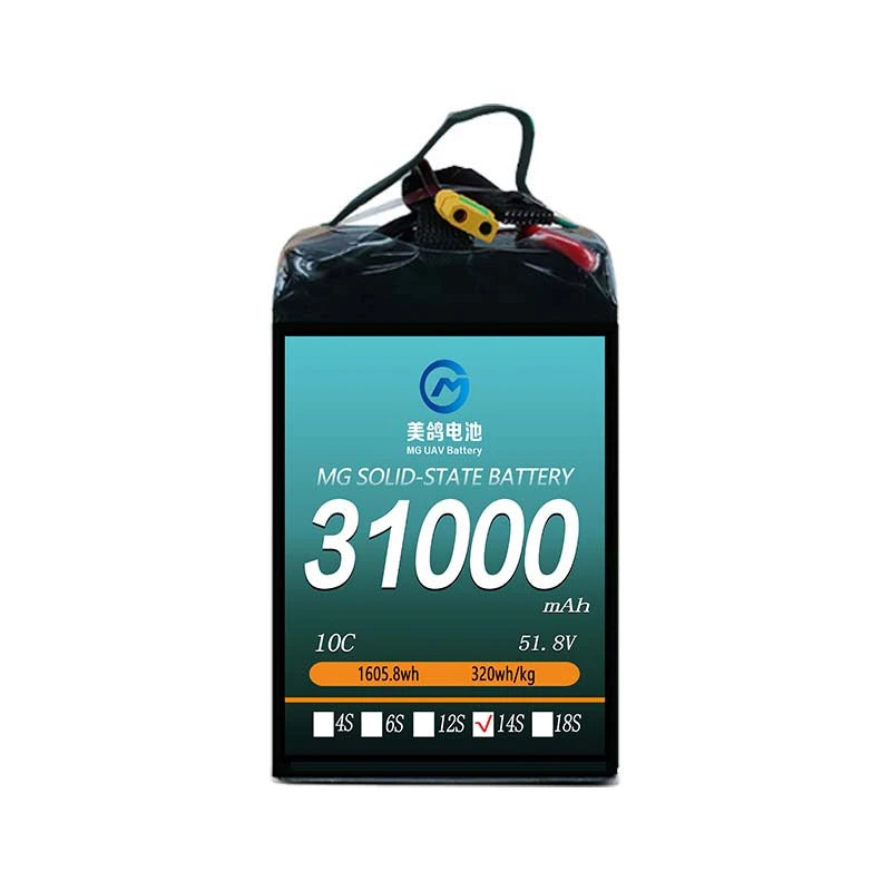 MG UAV Solid-State Battery:6S/12S/14S/18S/24S 31000mAh  10C for  uav drone airplane rc - Unmanned RC
