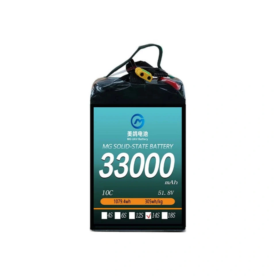MG UAV Solid-State Battery:6S/12S/14S/18S 33000mAh  10C for  uav drone airplane rc - Unmanned RC