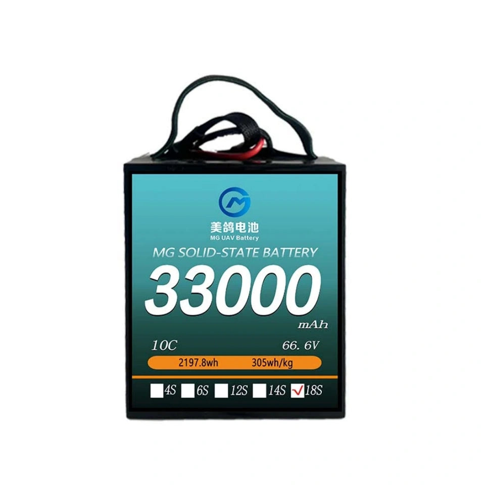 MG UAV Solid-State Battery:6S/12S/14S/18S 33000mAh  10C for  uav drone airplane rc - Unmanned RC