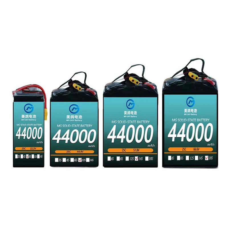 MG UAV Solid-State Battery:6S/12S/14S/18S 44000mAh  25C for Large agricultural spray drone - Unmanned RC