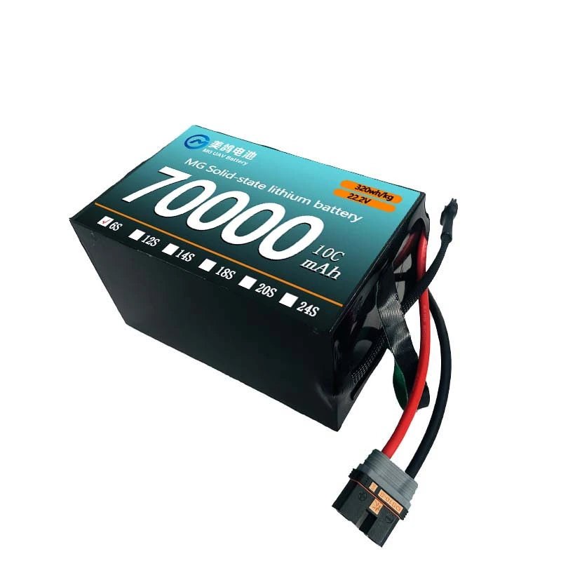 MG UAV Solid-State Battery:6S/12S/14S/18S/24S 70000mAh  10C for uav drone airplane rc - Unmanned RC