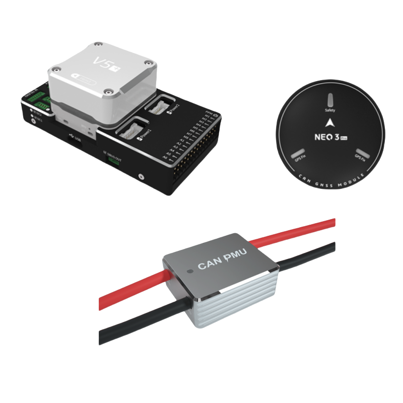 CUAV Pixhawk Drone Fpv V5+ Autopilot NEO 3 Pro GPS And CAN PMU Power Module Combo - Unmanned RC