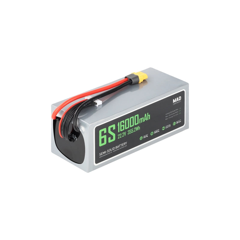 MAD 6S 16Ah Solid State Lithium-ion Battery - Unmanned RC