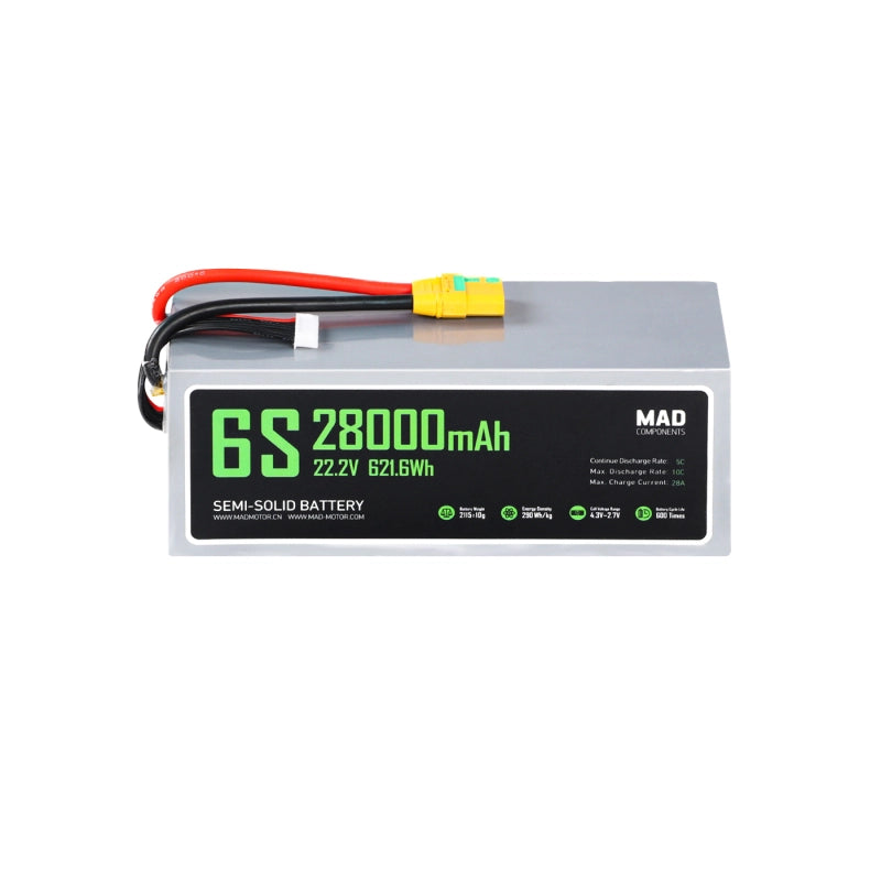 MAD 6S 28Ah Solid State Lithium-ion Battery - Unmanned RC