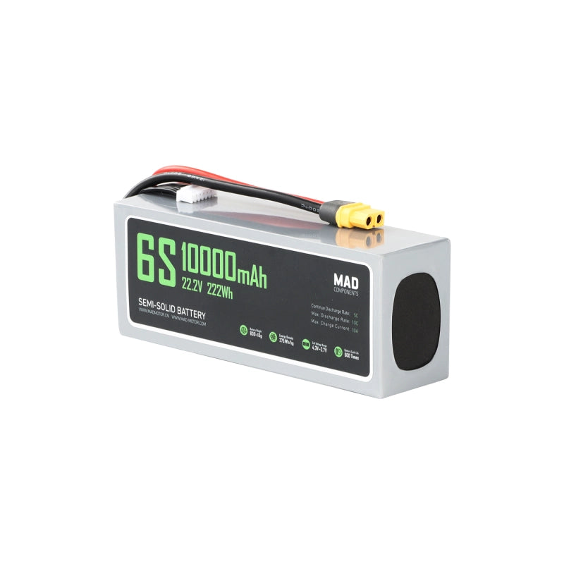 MAD 6S 10Ah Solid State Lithium-ion Battery - Unmanned RC