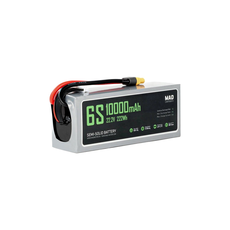 MAD 6S 10Ah Solid State Lithium-ion Battery - Unmanned RC