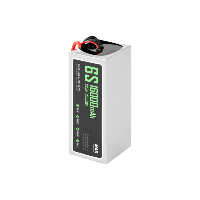 MAD 6S 16Ah Solid State Lithium-ion Battery - Unmanned RC