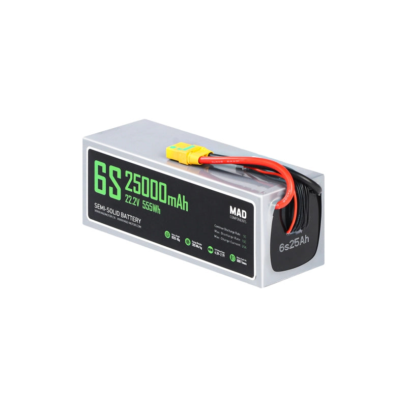 MAD 6S 25Ah Solid State Lithium-ion Battery - Unmanned RC