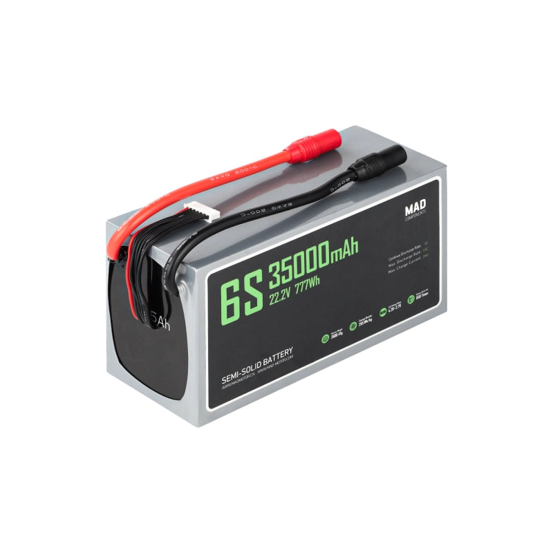 MAD 6S 35Ah Solid State Lithium-ion Battery - Unmanned RC