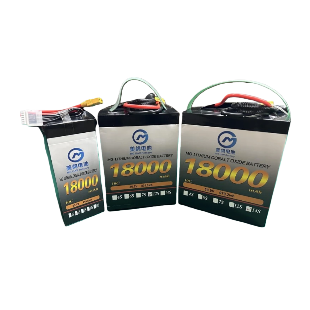 MG Lithium Cobalt Oxide Battery:6S/12S/14S 18000mAh 10C high density drone battery for heavy-duty drones uav - Unmanned RC