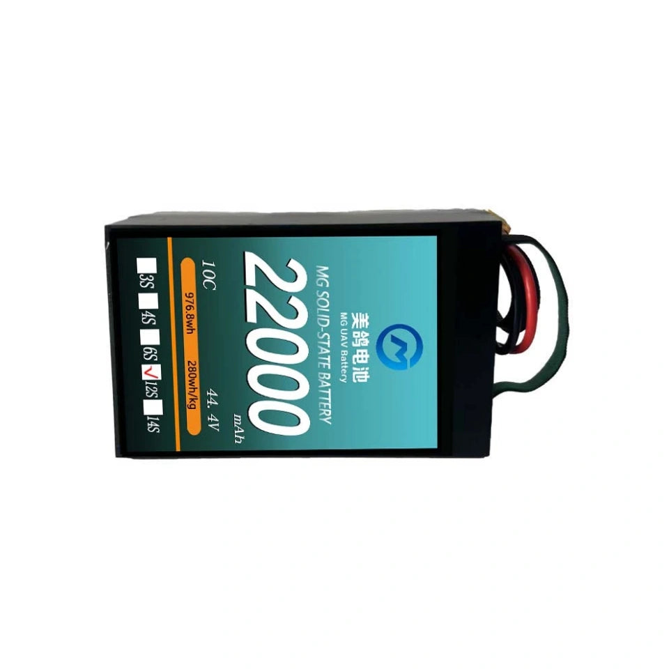 MG UAV Solid-State Battery:6S/12S/14S 22000mAh  10C for  heavy-duty drones uav - Unmanned RC