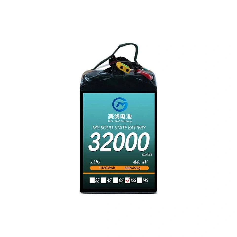 MG UAV Solid-State Battery:6S/12S/14S/18S 32000mAh  10C for  uav drone airplane rc - Unmanned RC