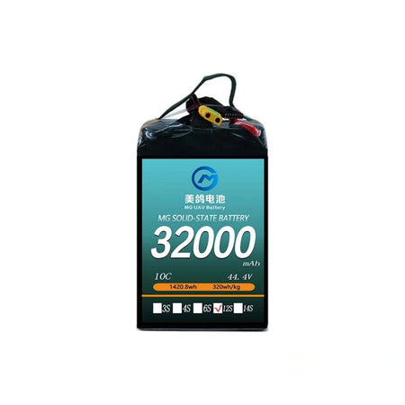 MG UAV Solid-State Battery:6S/12S/14S/18S 32000mAh  10C for  uav drone airplane rc - Unmanned RC