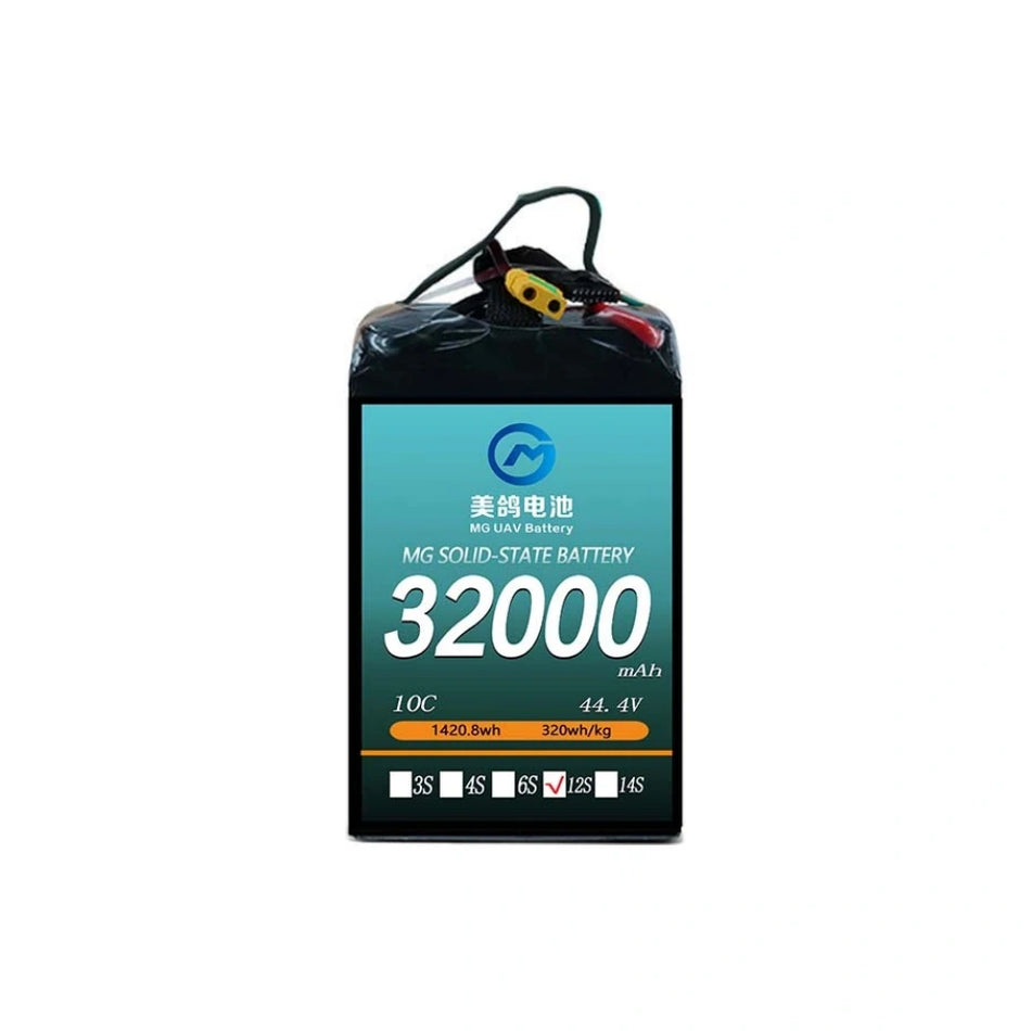 MG UAV Solid-State Battery:6S/12S/14S/18S 32000mAh  10C for  uav drone airplane rc - Unmanned RC