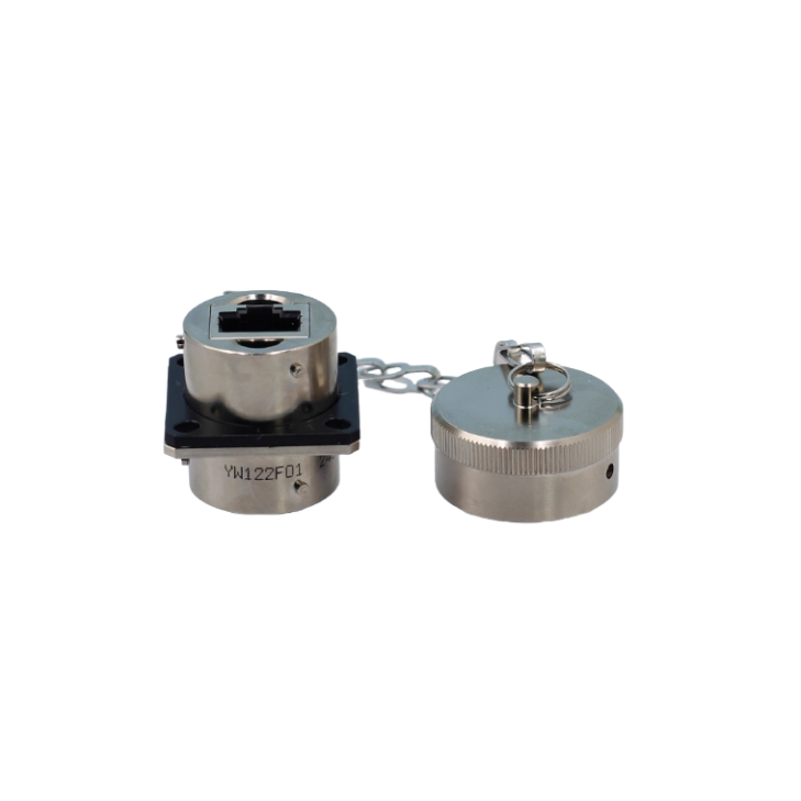 YW Series Circular Connector Dual Network Port RJ45 YW122F01 Aviation Plug - Unmanned RC