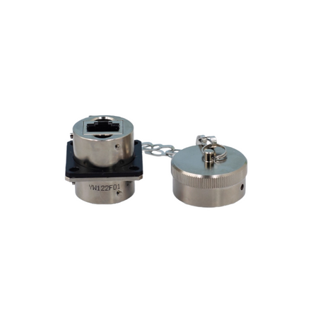YW Series Circular Connector Dual Network Port RJ45 YW122F01 Aviation Plug - Unmanned RC