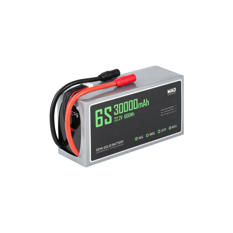 MAD 6S 30Ah Solid State Lithium-ion Battery - Unmanned RC