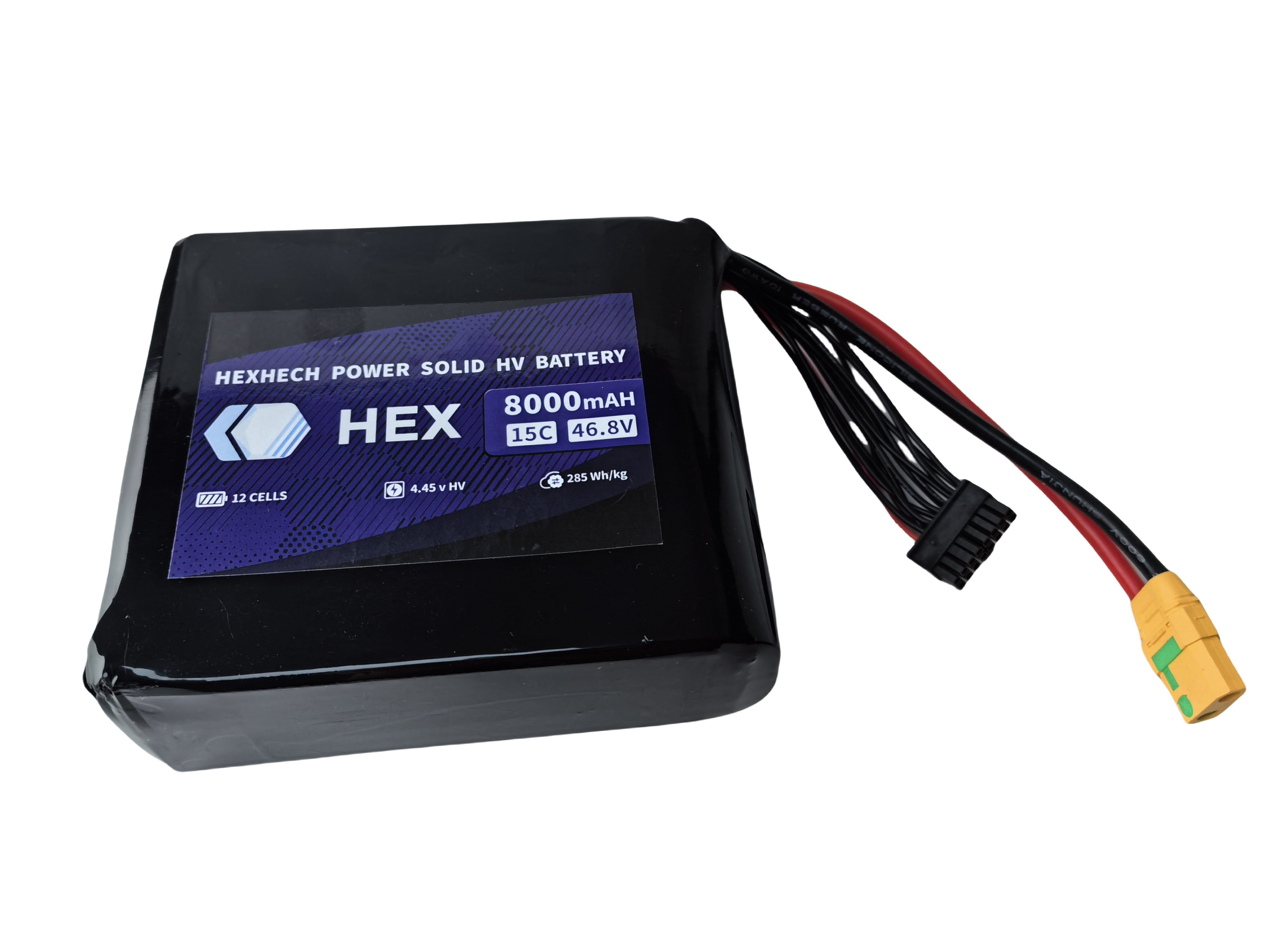 12S High Power Density Light Weight Drone Solid State Lithium Battery 14C 4.45V HV - Unmanned RC