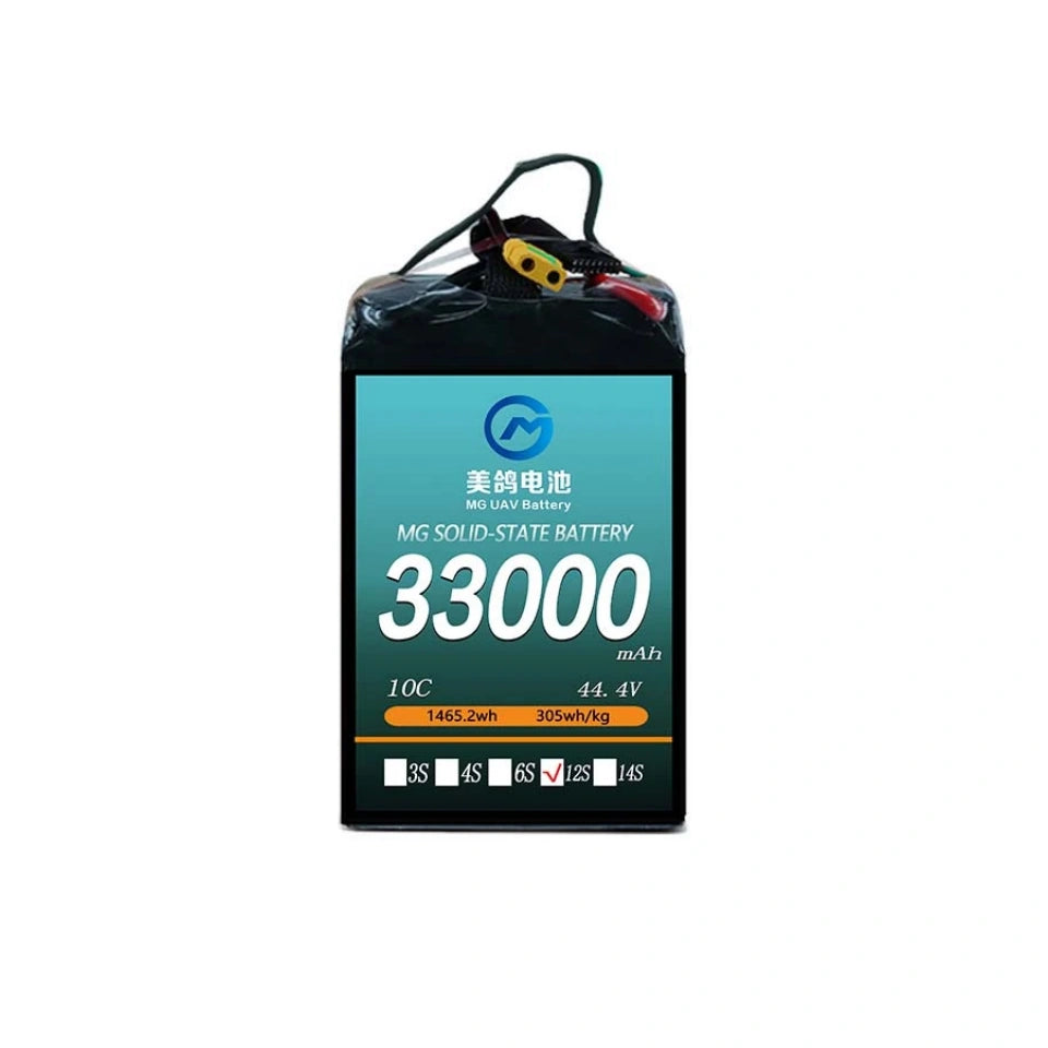 MG UAV Solid-State Battery:6S/12S/14S/18S 33000mAh  10C for  uav drone airplane rc - Unmanned RC