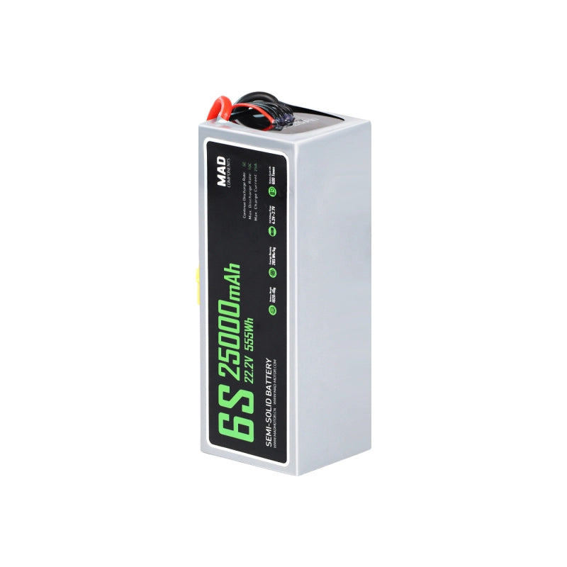 MAD 6S 25Ah Solid State Lithium-ion Battery - Unmanned RC