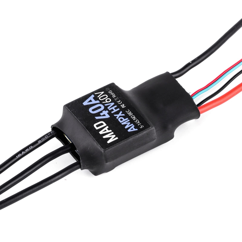 AMPX 40A (5-14S) Drone ESC w/heat sink - Unmanned RC