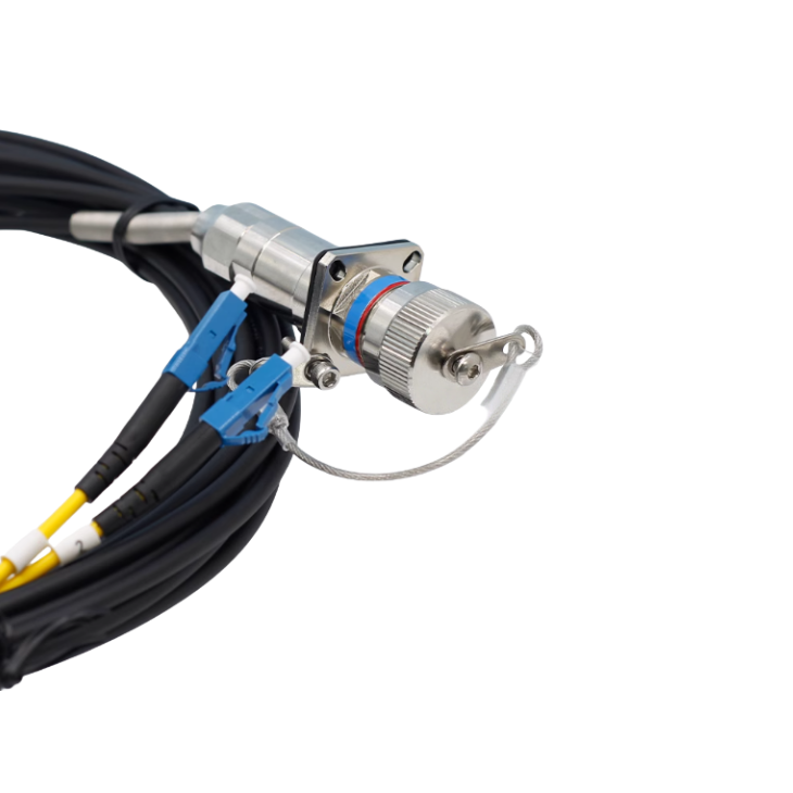 J599 Fiber Optic Connector-Single-mode Multimode J599/20KB02A1N-2LC-10-0.2m Aviation Plug - Unmanned RC