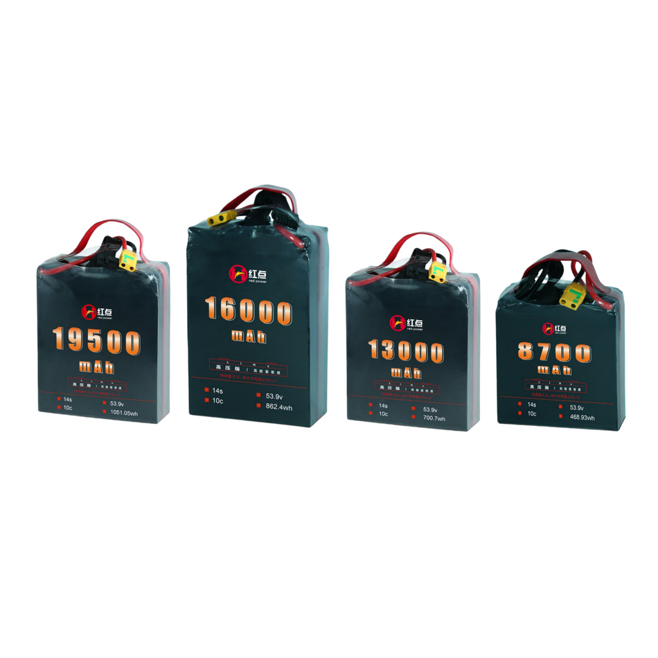RED /Lithium-Polymer Battery/ 14S High energy density & HV 4.4V battery 8.7Ah~19.5Ah - Unmanned RC