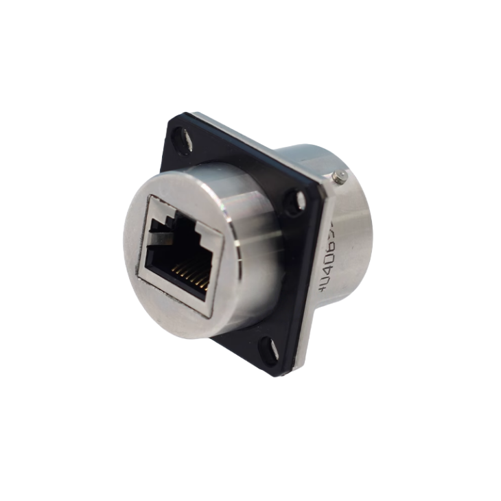 YW Series Circular Connector-YW121E01 Single Bayonet Double-head RJ45 Network Port Aviation Plug - Unmanned RC